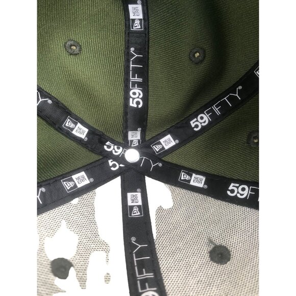 New Era 59Fifty New York Yankees Military Green Camo Fitted Hat 7 1/8 - Picture 10 of 10
